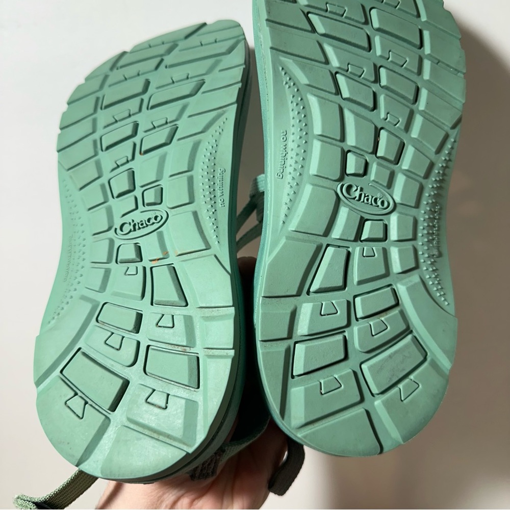Chaco womens sandal size 6 teal strappy - Picture 8 of 9